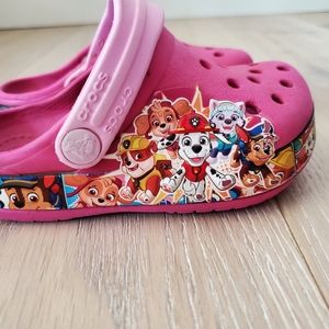 Crocs Pink Paw Patrol Size 6